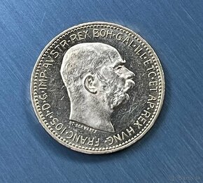 Vzácna zlatá 20 koruna 1910 FJI - 2