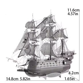 3D kovove puzzle z filmov - 2