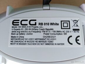 Radiobudik ECG RB 010 White KE 9500 - 2