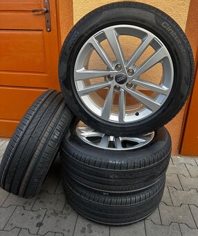 5x112 R18 8J ET39 Audi originál + 225/55 R18 Pirelli (2024) - 2