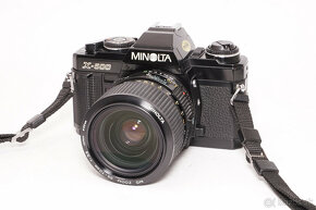 Minolta X-500, MD 35-70mm/3,5, Motor Drive 1, Blesk - 2