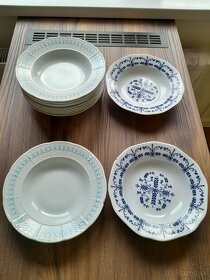 Staršie porcelánové hlboké taniere - 2