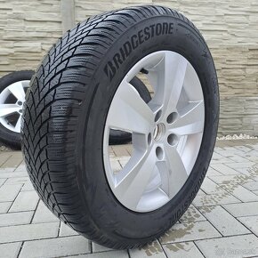 1.Predám Elektróny Škoda 215/60 R16 Zimné 5x112 - 2