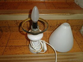 staré svietidlá na 220 V,neónka,stolná lampa - 2