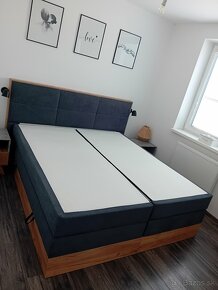 Boxspring manželská posteľ. - 2