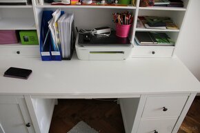 Hemnes Ikea písací stôl s nadstavcom - 2
