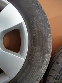 Elektróny disky 195/65 R15 rozteč 5x112 originál Škoda - 2