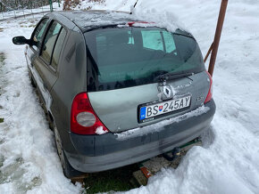 Renault Clio B/BB07/BB070F ročník 2002 - 2