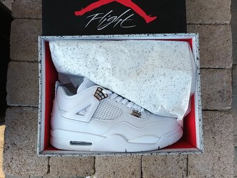 Air Jordan 4 Retro White/Mettalic Silver - 2