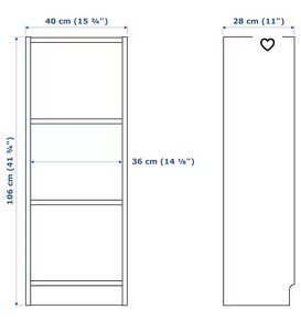 Mala kniznica ikea - 2