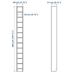 IKEA GNEDBY - Polica na CD - 2