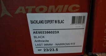 Atomic Backland Expert W Black Antracite Light - 2