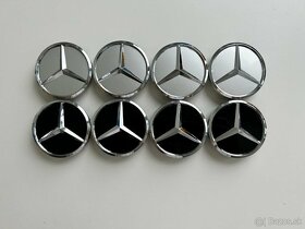 Mercedes-Benz stredové krytky (new) 60mm - 2