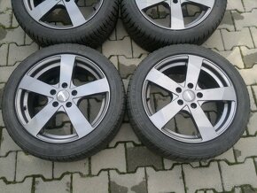 Elektrony Dezent Antracid 5x112 r17, zimne pneu. 225/45 r17 - 2