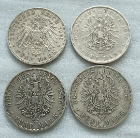 Strieborne mince 2,3,5 Marky - Nemecke cisarstvo - 2