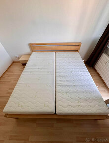 Predám drevenú posteľ Sofia z masívu + rošt + matrace - 2