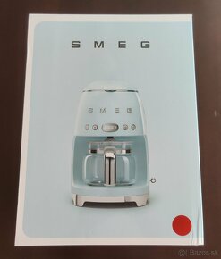 Originálny SMEG odšťavovač + kávovar (červený) - 2