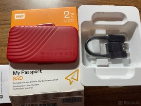 WD My Passport ext. SSD 2TB červený red WDBAGF0020BRD-WESN - 2