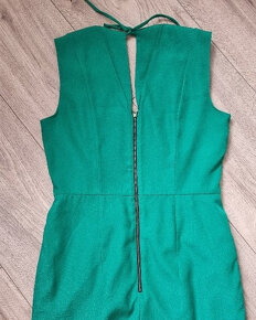 púzdrové šaty  v spring zelenej HM veľ. 40 - 2