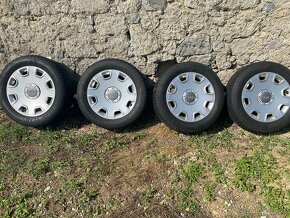 Originál Audi disky R17 + zimné pneu 235/55 r17 - 2