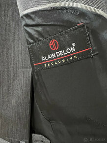 Oblek Alain Delon - 100% vlna exclusive, velkosť 52 - 2