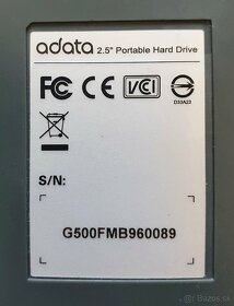 ADATA 500GB 2,5" SATA 5400RPM USB 2.0 - 2