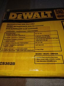 Dewalt chvostova píla Dcs382 - 2