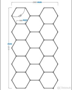 LED osvetlenie  5x3m - 2