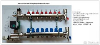 Rozdelovac , cerpadlova zostava, cerpadlovka,podlahove kuren - 2