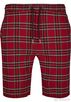 Nové Krátke nohavice Checker Shorts red/blk veľkosť M - 2