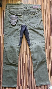 Kevlarové rifle Trilobite Slim Fit Long Dark Khaki - 2