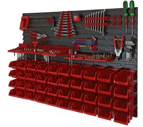 Organizér, stena na náradie 115 x 78cm, 40 boxov - 2