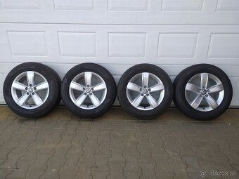 Orig. sada VW, Škoda, Seat 5x112 R17 + pneu 215/65 R17 - 2