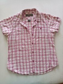 Dámska letná košeľa ružová alebo zelená č. 40 - 2