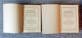 Praktická hospodyňka, starožitné knihy z roku 1928, oba díly - 2