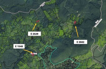 Čavoj – 1.365 m2 LESY a ORNÁ PÔDA – PREDAJ - 2