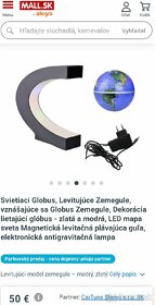 Levitujuce Globus s Led svetlom - 2