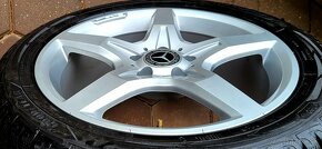 alu R18 5x112 orig. Mercedes AMG, zimné pneu 245/45 - 2