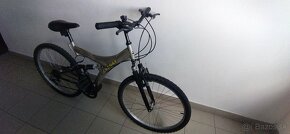 Predám celodprużeny horský bicykel 26" kolesá, servisovaný.D - 2