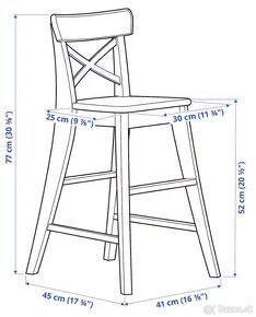 Detska stolicka vysoka IKEA Ingolf - 2