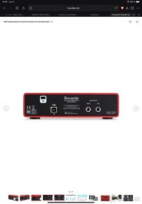 zvukovu kartu focusrite scarlet 2i2 2generacia - 2