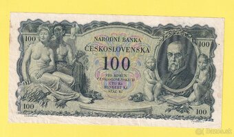 Československo 100 Korún 1931 zaujímavá chybotlač - 2