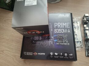 Predám dosku ASUS Prime B350 + AMD Ryzen 7 3700x - 2