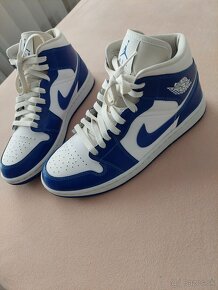 Tenisky Air Jordan 1 Mid Kentucky Blue vel. 41 - 2