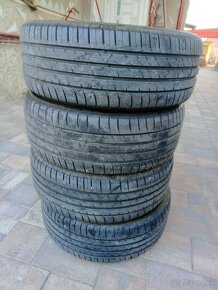 Predám 4ks letné pneu 235/55/18 Kumho lacno top stav - 2