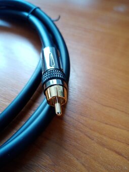 Audio kabel XLR samec - RCA samec - 2