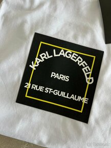 Karl Lagerfeld pánske tričko biele - 2