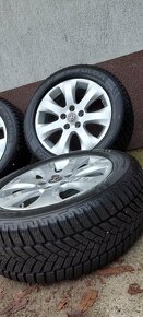 Alu Opel 5x115 a zimné Fulda Kristall Control HP2 225/55 R17 - 2