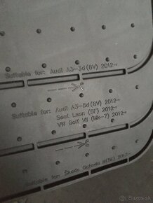 Gumové Koberce Octavia 5E, Golf MK7, Audi 8V, Leon 5F - 2