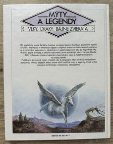 Kniha Mýty a legendy-Vlky,draky,bájne zv. za 20EUR - 2